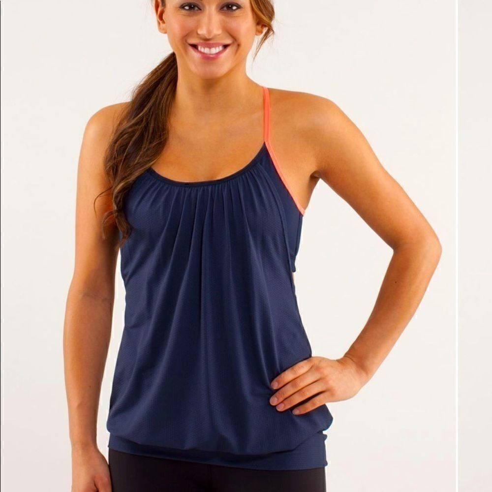 Lululemon No Limits Inkwell / Light Flare Tank Top